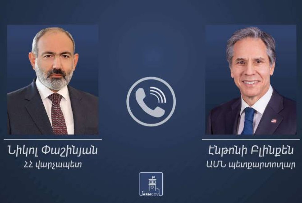 Entoni Blinken Nikol Paşinyanla telefonla danışıb