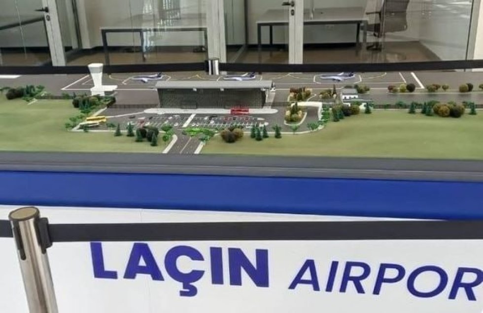 Laçın hava limanında torpaq işləri 37% tamamlanıb
