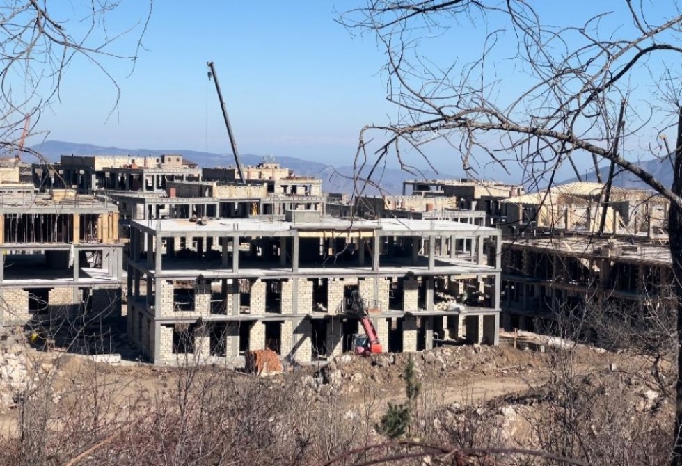 Şuşada tikilən yaşayış binaları ilin sonunadək başa çatacaq