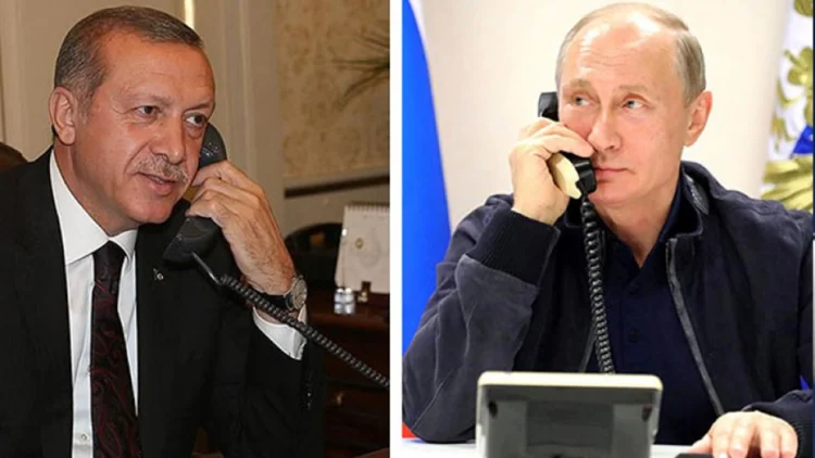 Ərdoğan Putinlə telefonla danışıb
