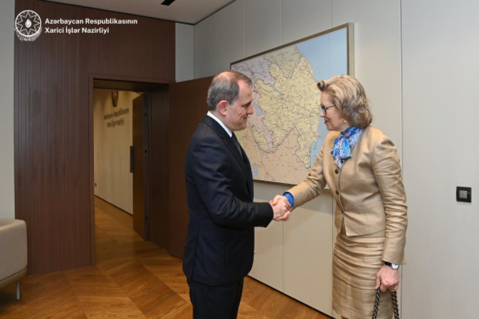 Ceyhun Bayramov ATƏT PA-nın prezidenti ilə görüşüb