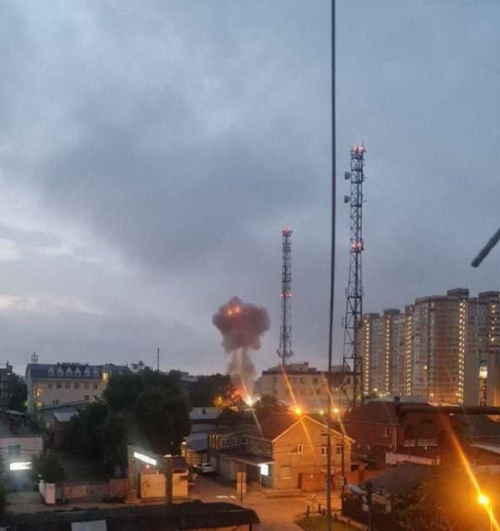 Rusiyanın Krasnodar şəhəri hücuma məruz qalıb